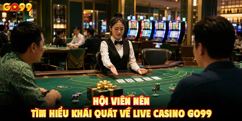 Hội viên nên tìm hiểu khái quát về Live Casino GO99