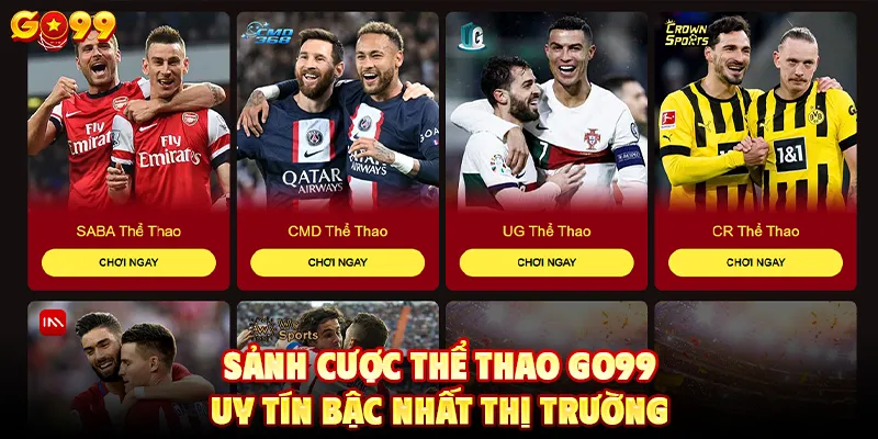 Sảnh cược thể thao GO99 uy tín bậc nhất thị trường